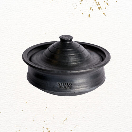 Cooking Handi with LED (Burnt Black)